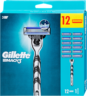 MACH3 brijač: drška + 12 dopuna Gillette