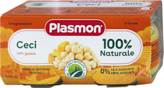 Omogeneizzato ai ceci con zucca Plasmon
