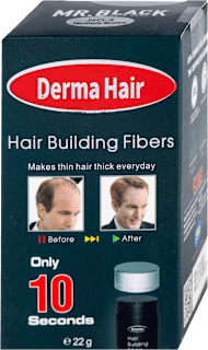 Fiberi za proređenu kosu - No. 4 Medium brown DERMA HAIR