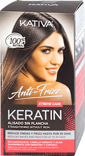 Keratin set za ravnanje kose KATIVA
