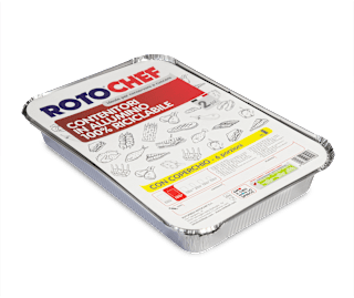 Contenitori in alluminio 6 porzioni ROTOCHEF