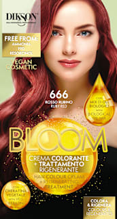 Crema Colorante e Trattamento Rigenerante Rosso Rubino 666 Dikson
