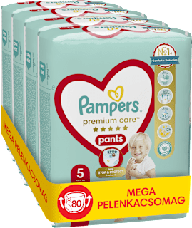 Bugyipelenka, 11-17 kg, mega csomag Pampers Premium Care
