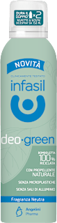 Deodorante spray green fragranza neutra infasil