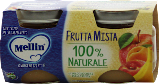 Omogeneizzato frutta mista Mellin