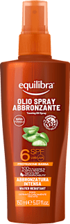 Olio spray abbronzante SPF6 equilibra