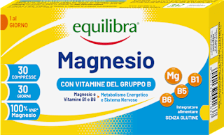 Magnesio con vitamine del gruppo B equilibra