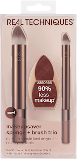 Set pennelli + spugnetta make-up Makeupsaver REAL TECHNIQUES