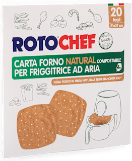 Carta forno Natural per friggitrice ad aria ROTOCHEF