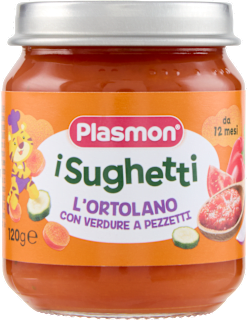 i Sughetti L'ortolano con verdure a pezzetti Plasmon