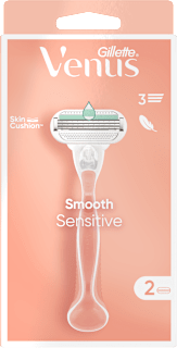Maszynka do golenia Smooth Sensitive Pink damska (1szt + 2 wkłady) Gillette Venus