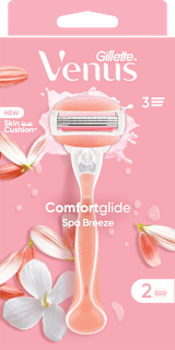 Rasoio da donna Venus Comfortglide Spa Breeze + 2 lamette Gillette Venus