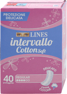 Proteggislip intervallo Cotton Soft Regular distesi LINES