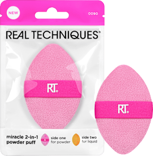 Make-up Schwamm 2in1 Powder Puff REAL TECHNIQUES