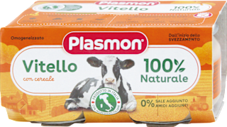 Omogeneizzato di vitello con cereale Plasmon