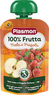 Piure de căpșune și măr Plasmon