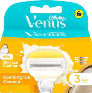 Venus Coconut 3 lamette di ricambio per rasoio donna Gillette Venus