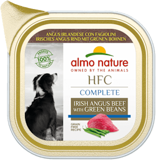 HFC COMPLETE cane vaschetta con angus irlandese e fagiolini almo nature