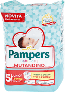 Pannolini Baby-dry Mutandino Junior taglia 5 (12-18 kg) Pampers