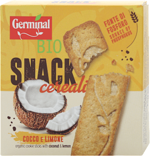 Snack cereali cocco e limone Germinal BIO