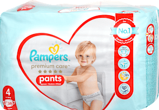 Гащички 4 (9-15 кг) Pampers Premium Care
