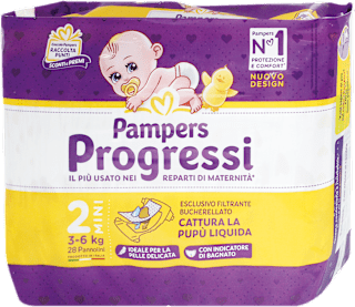 Pannolini Progressi taglia 2 mini (3-6 kg) Pampers