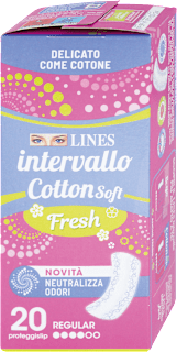 Proteggislip intervallo Cotton Soft Fresh Regular distesi LINES