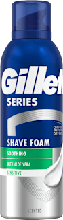 Series zklidňující pěna na holení Aloe Vera Gillette