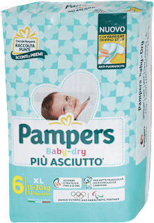 Pannolini Baby-dry taglia 6 XL (15-30 kg) Pampers
