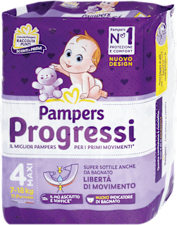 Pannolini Progressi taglia 4 maxi (7-18 kg) Pampers
