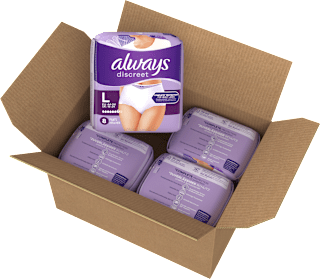 discreet Pants Inkontinenz Plus Gr. L, Vorteilspack (4x8 St) always