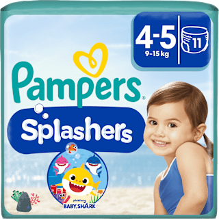 Splashers Baby Shark plenkové kalhotky do vody, velikost 4 Pampers Splashers