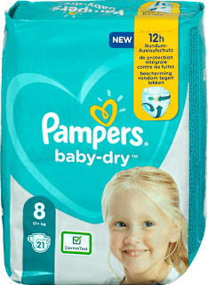 baby-dry Windeln Gr. 8 (17+ kg) Pampers
