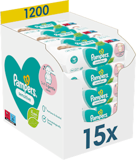 vlhčené ubrousky Sensitive 15x80 Pampers