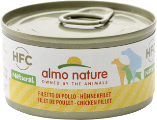 Cibo per cani HFC Natural con filetto di pollo almo nature