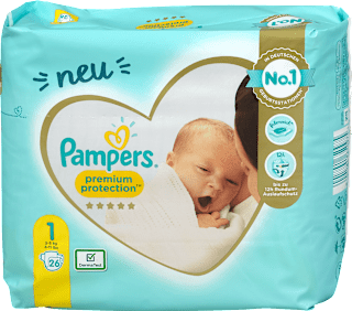 premium protection Windeln Gr. 1 (2-5 kg) Pampers premium protection
