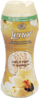 Profumo per bucato in perle oro e fiori di vaniglia Lenor