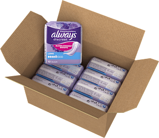 discreet Einlagen Inkontinenz Long Vorteilspack (8x10 St) always