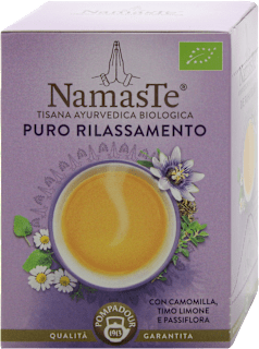 Tisana ayurvedica biologica PURO RILASSAMENTO Pompadour NamasTe