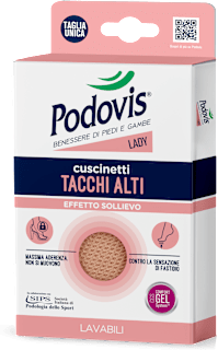 Cuscinetti tacchi alti per la punta del piede Podovis