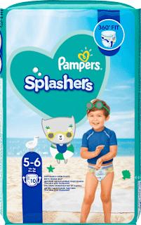 Jednokratne pelene za kupanje vel. 5-6 (14+ kg) Pampers