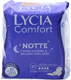 Assorbenti Comfort notte ultra con ali LYCIA