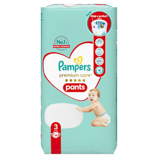 Scutece chiloţel numărul 3, 6-11 kg  Pampers Premium Care