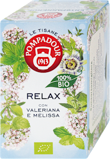 Tisana bio relax con valeriana e melissa  POMPADOUR