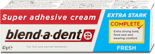 Krema za učvršćivanje zubne proteze Fresh blend-a-dent