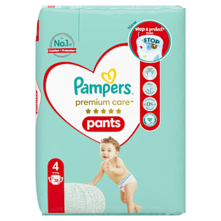 Scutece chiloţel numărul 4, 9-15 kg Pampers Premium Care