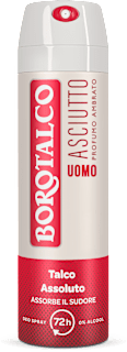 Deodorante spray Asciutto Talco Assoluto al profumo ambrato BOROTALCO