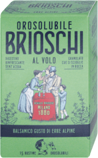 Digestivo orosolubile alle erbe alpine Brioschi