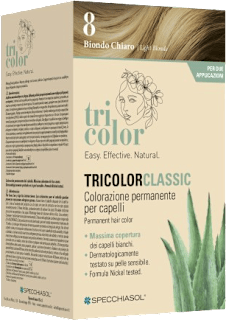 Tricolor boja za kosu – 8 Light Blonde SPECCHIASOL