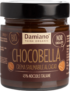 Chocobella noir crema spalmabile cacao e nocciole Damiano - think organic